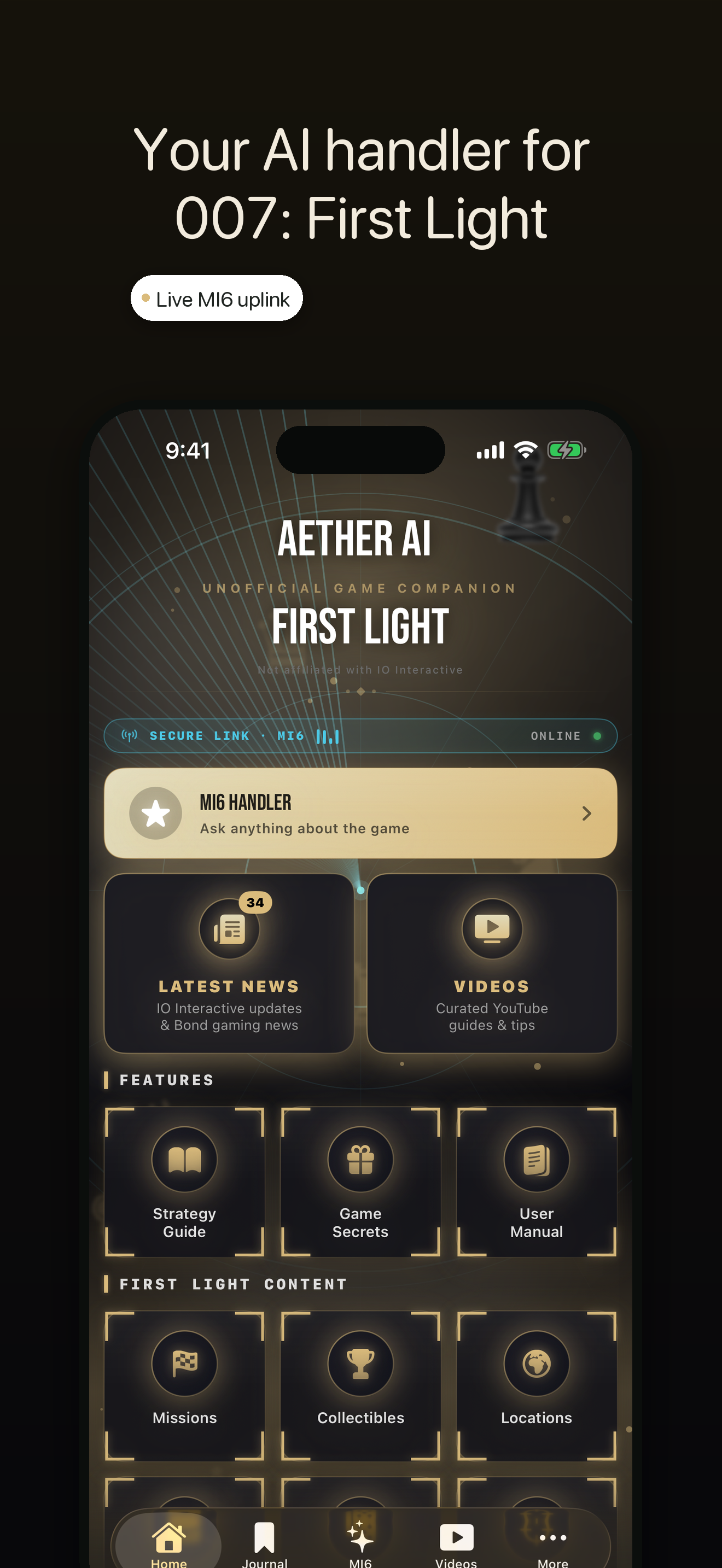 First Light Companion — AI handler home