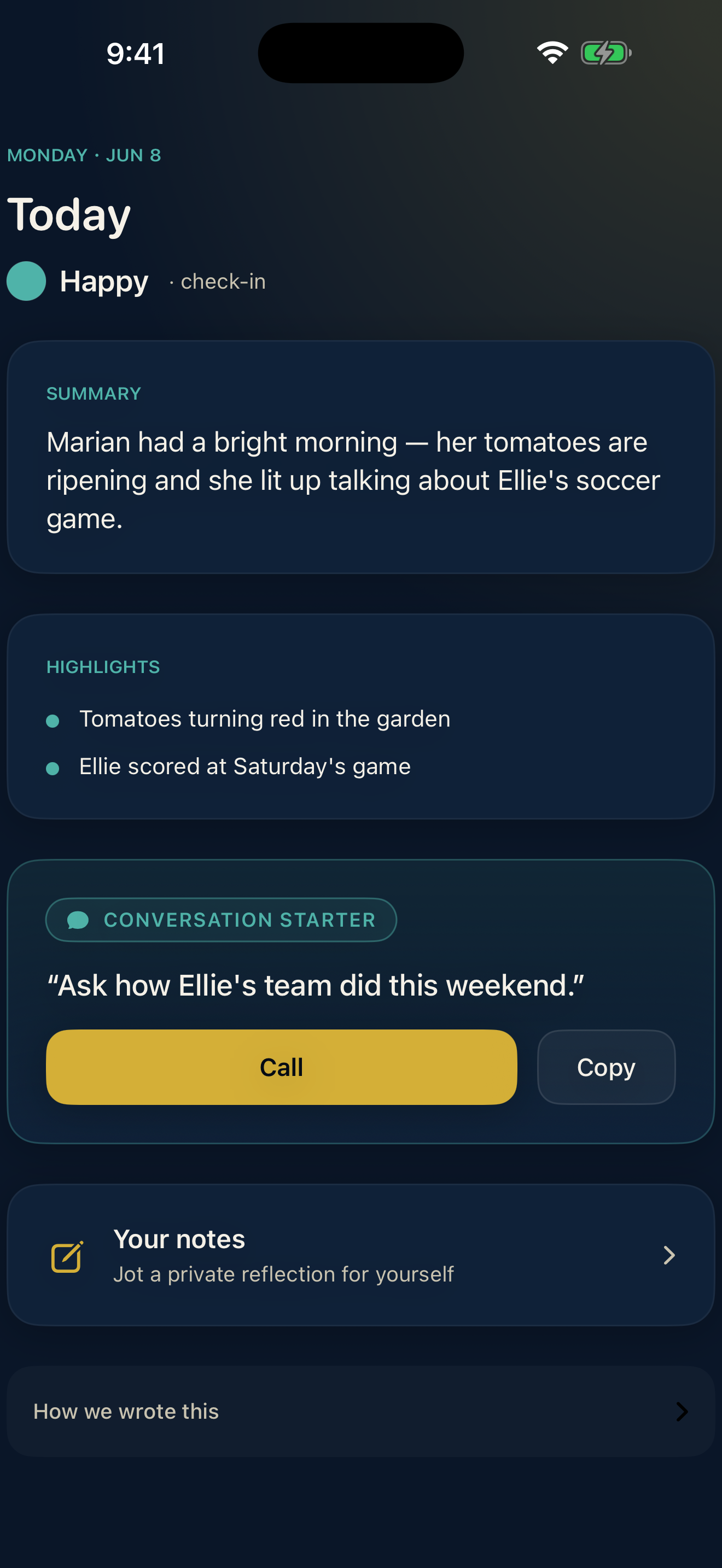 SeniorSage conversation starters that make the next call easier